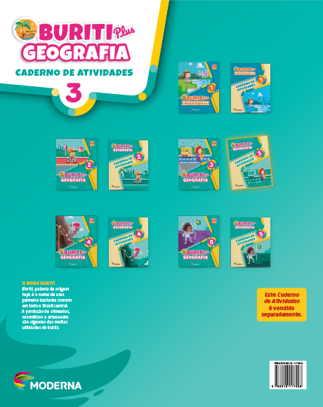 Caderno - Buriti Plus Geografia 3 - verso